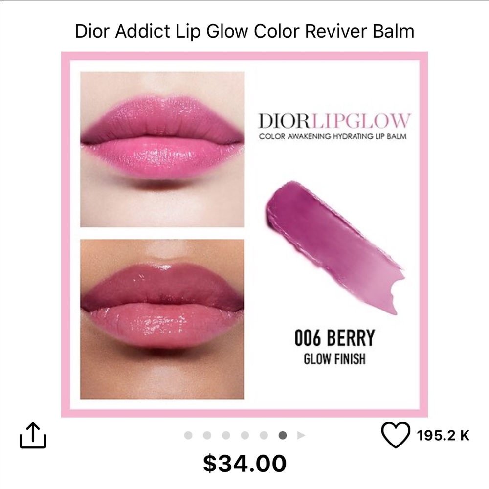 NiB Dior Addict Lip Glow in Berry